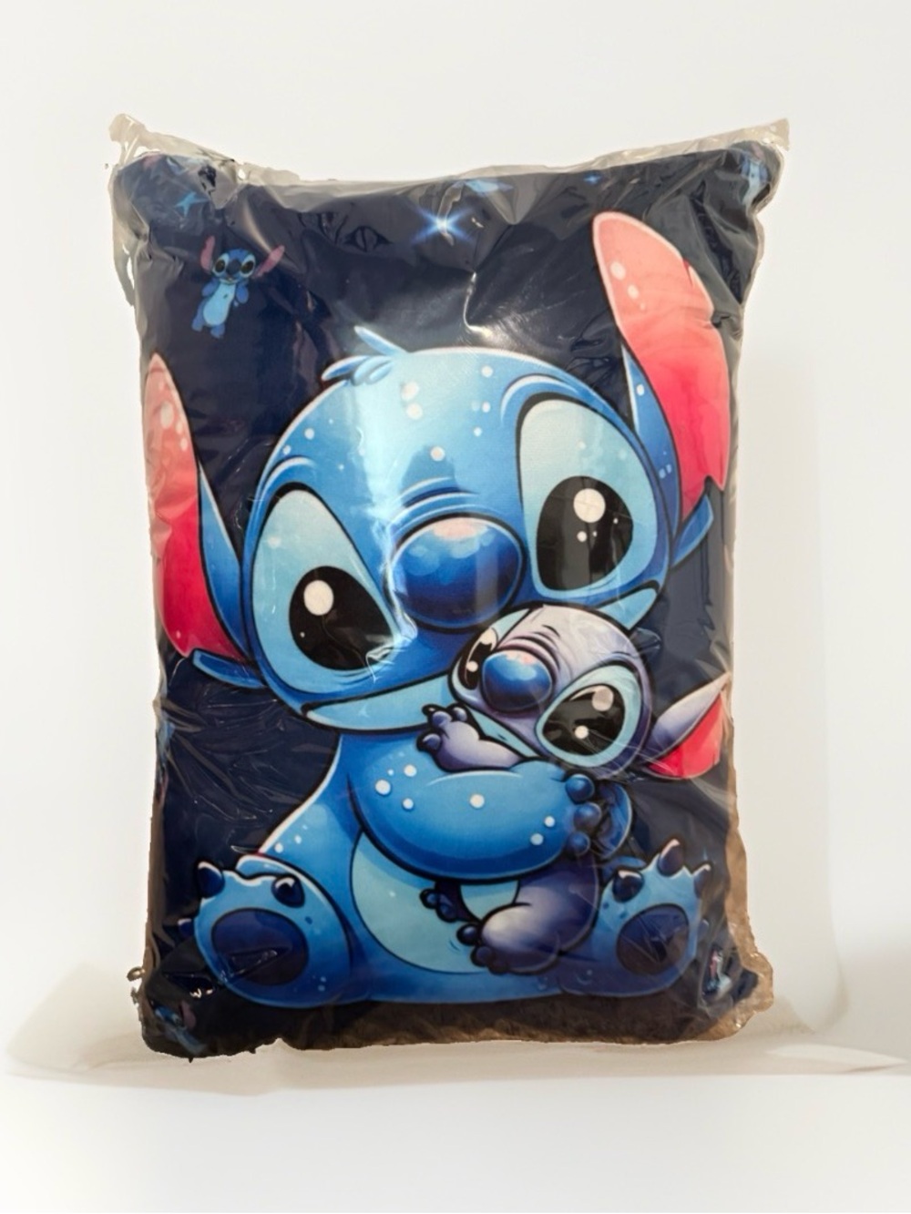 Stitch & Baby Stitch Decorative Pillow with Removable Zipper Pillowcase